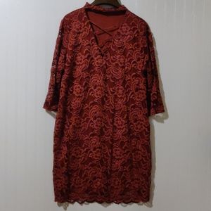 Ambiance Lace Dress 3X